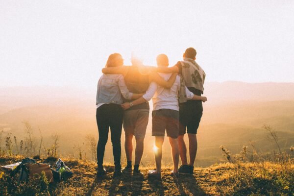 4 friends overcoming grief and doing it together
