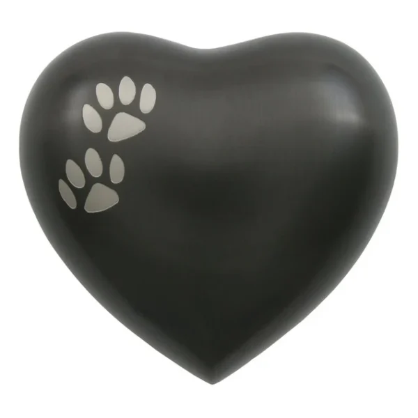 Calming Heart Pet Urn - Slate