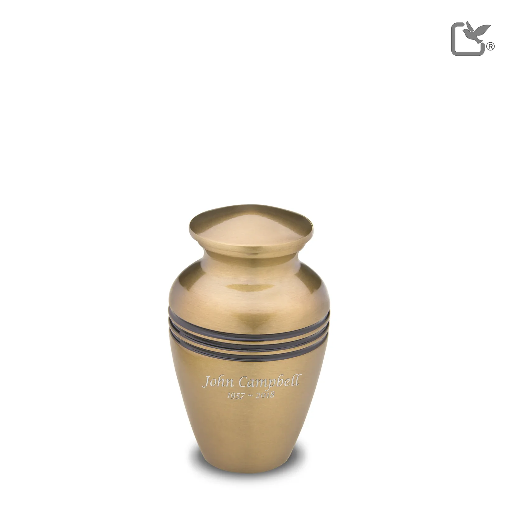 LoveUrns® Radiance Urn - Gold - Keepsake